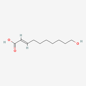 10-HYDROXYDECENOIC ACID Chemical structure