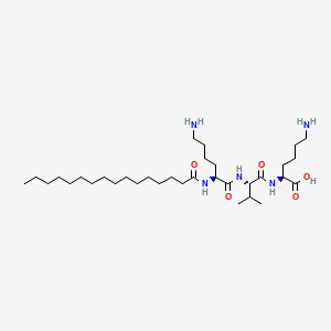 PALMITOYL TRIPEPTIDE-5 Chemical structure