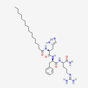 PALMITOYL TRIPEPTIDE-8 化学结构