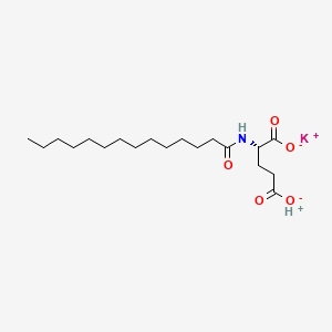POTASSIUM MYRISTOYL GLUTAMATE Chemical structure